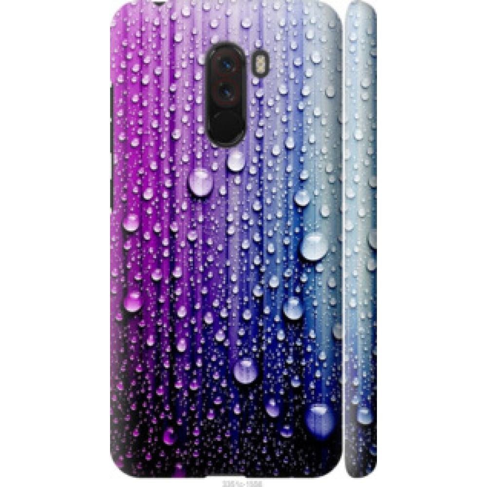 Чохол на Xiaomi Pocophone F1 Капли воды (3351c-1556)