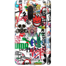 Чехол на Xiaomi Pocophone F1 Many different logos (4022c-1556)