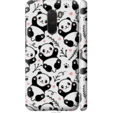 Чехол на Xiaomi Pocophone F1 Панды (4318c-1556)