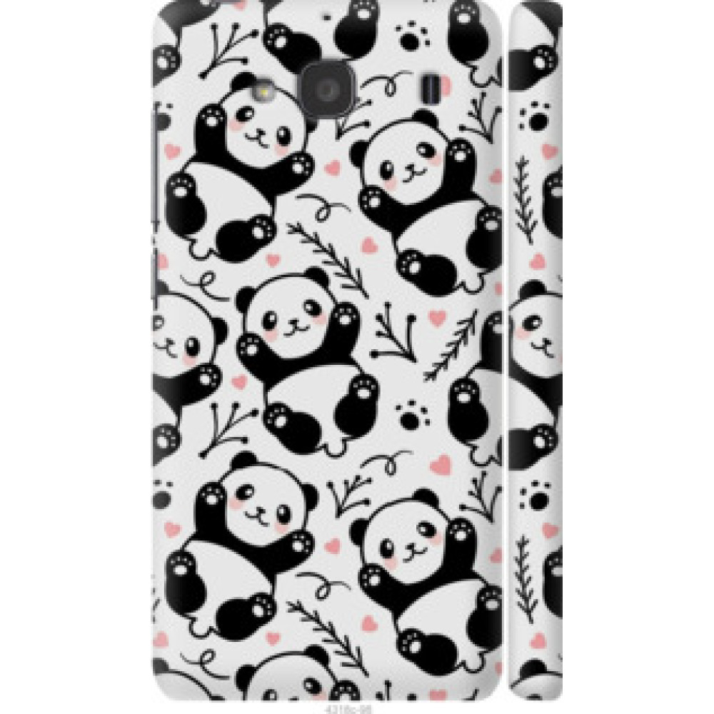 Чохол на Xiaomi Redmi 2 Панды (4318c-98)