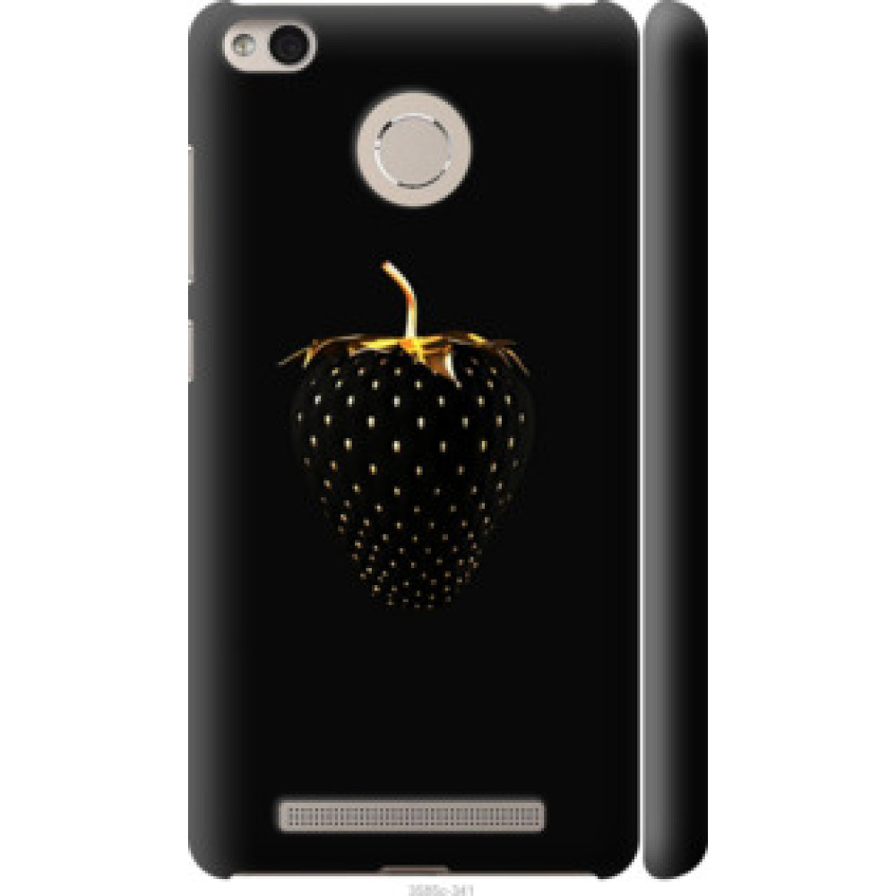 Чехол на Xiaomi Redmi 3s Черная клубника (3585c-357)