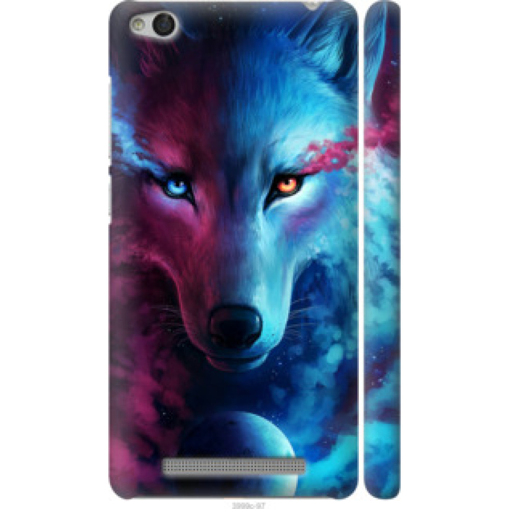 Чехол на Xiaomi Redmi 3 Арт-волк (3999c-97)
