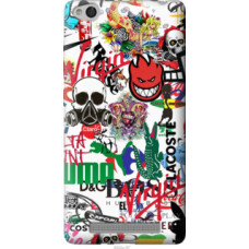Чехол на Xiaomi Redmi 3 Many different logos (4022u-97)