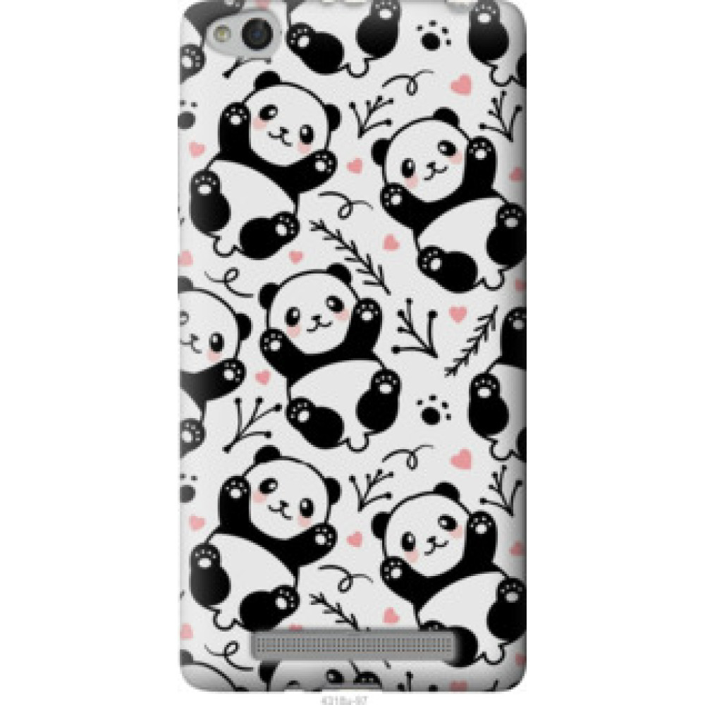 Чехол на Xiaomi Redmi 3 Панды (4318u-97)