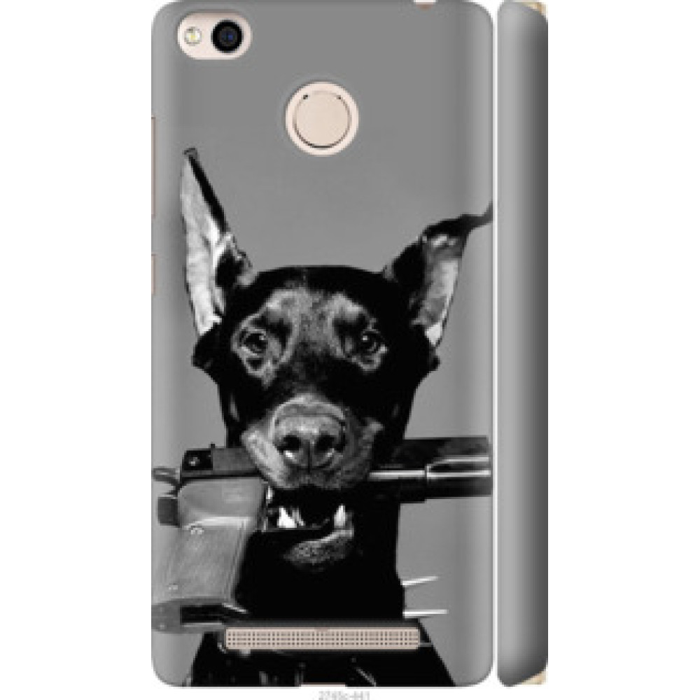 Чохол на Xiaomi Redmi 3x Доберман (2745c-441)