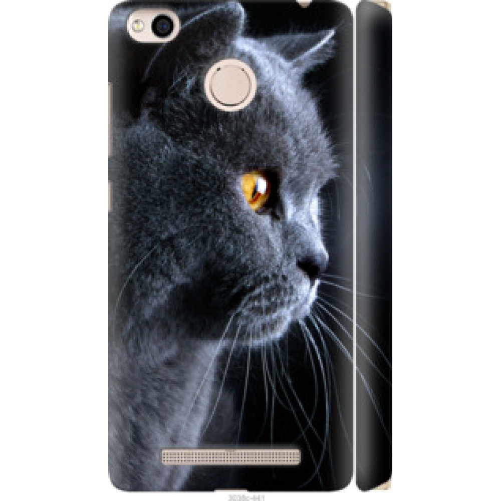 Чехол на Xiaomi Redmi 3x Красивый кот (3038c-441)