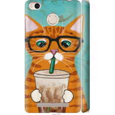 Чехол на Xiaomi Redmi 3x Зеленоглазый кот в очках (4054c-441)