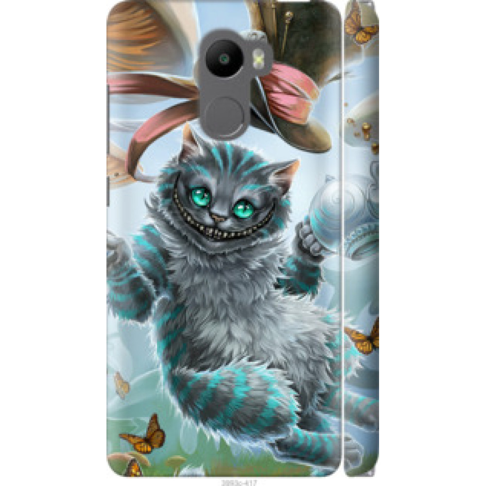 Чехол на Xiaomi Redmi 4 Чеширский кот 2 (3993c-417)
