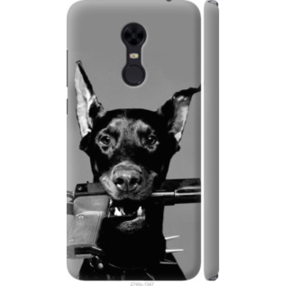 Чохол на Xiaomi Redmi 5 Plus Доберман (2745c-1347)