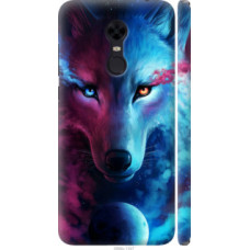 Чехол на Xiaomi Redmi 5 Plus Арт-волк (3999c-1347)