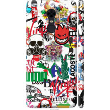 Чехол на Xiaomi Redmi 5 Plus Many different logos (4022c-1347)