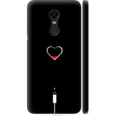 Чехол на Xiaomi Redmi 5 Plus Подзарядка сердца (4274c-1347)