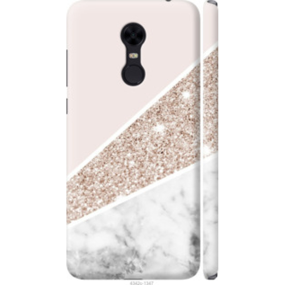 Чехол на Xiaomi Redmi 5 Plus Пастельный мрамор (4342c-1347)