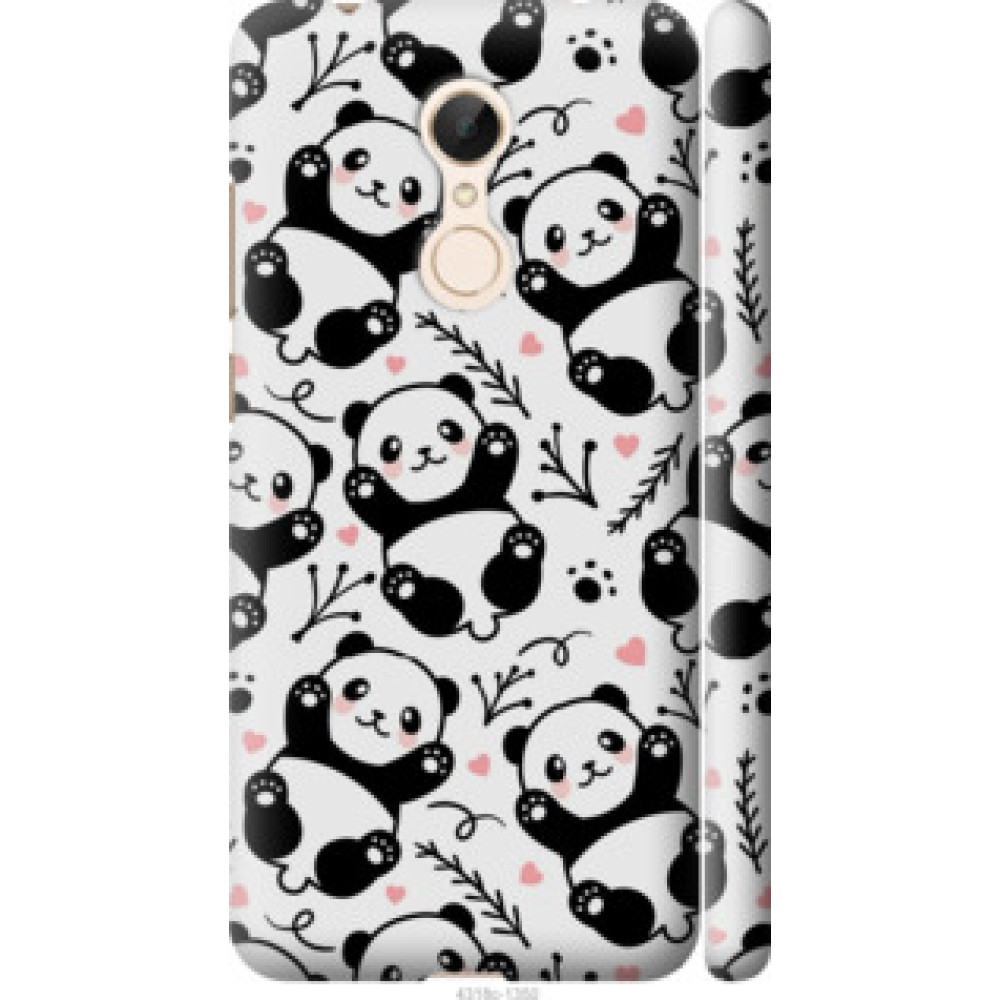 Чехол на Xiaomi Redmi 5 Панды (4318c-1350)