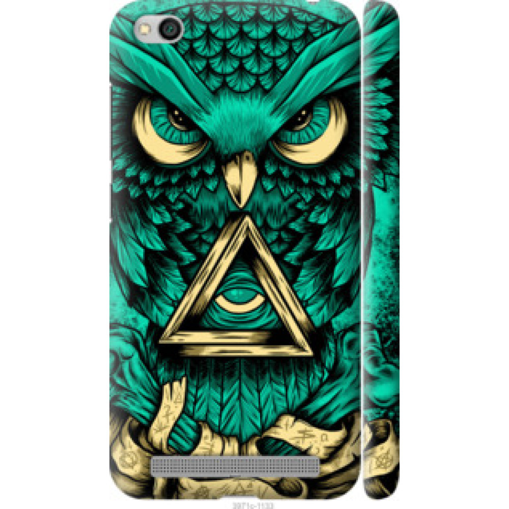 Чохол на Xiaomi Redmi 5A Сова Арт-тату (3971c-1133)
