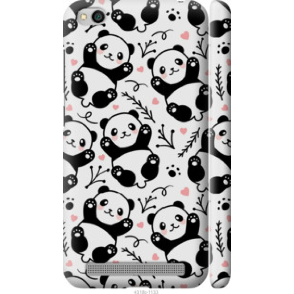 Чохол на Xiaomi Redmi 5A Панды (4318c-1133)