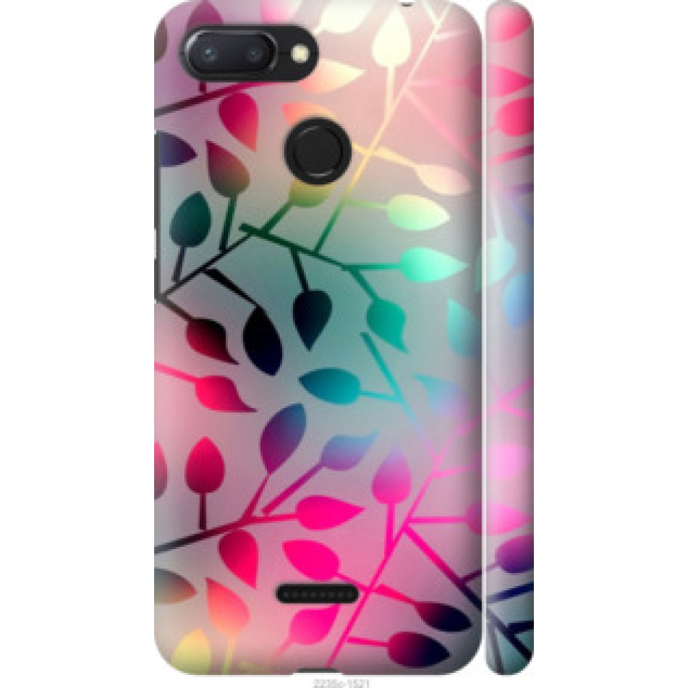 Чехол на Xiaomi Redmi 6 Листья (2235c-1521)