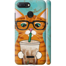 Чехол на Xiaomi Redmi 6 Зеленоглазый кот в очках (4054c-1521)