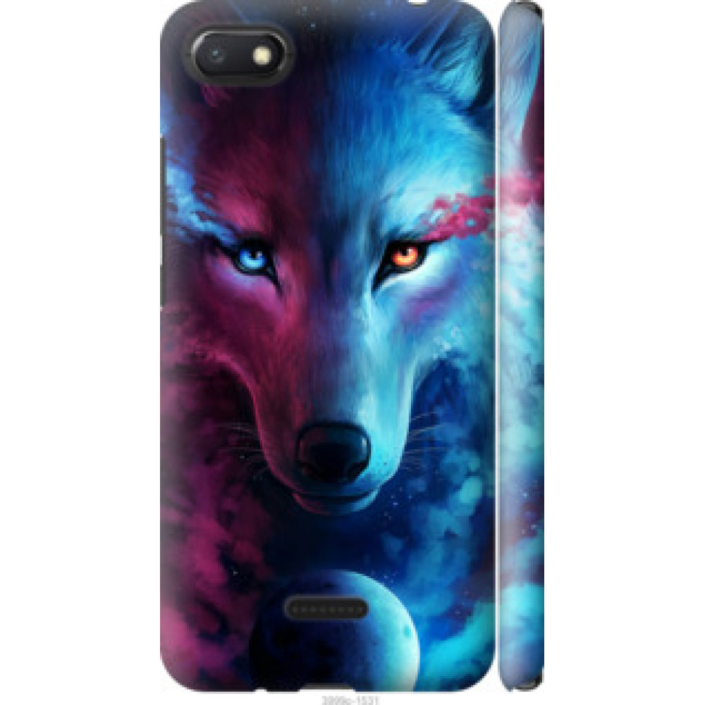 Чехол на Xiaomi Redmi 6A Арт-волк (3999c-1531)