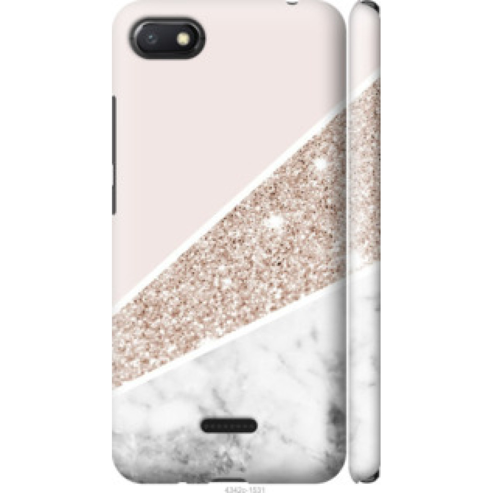 Чехол на Xiaomi Redmi 6A Пастельный мрамор (4342c-1531)