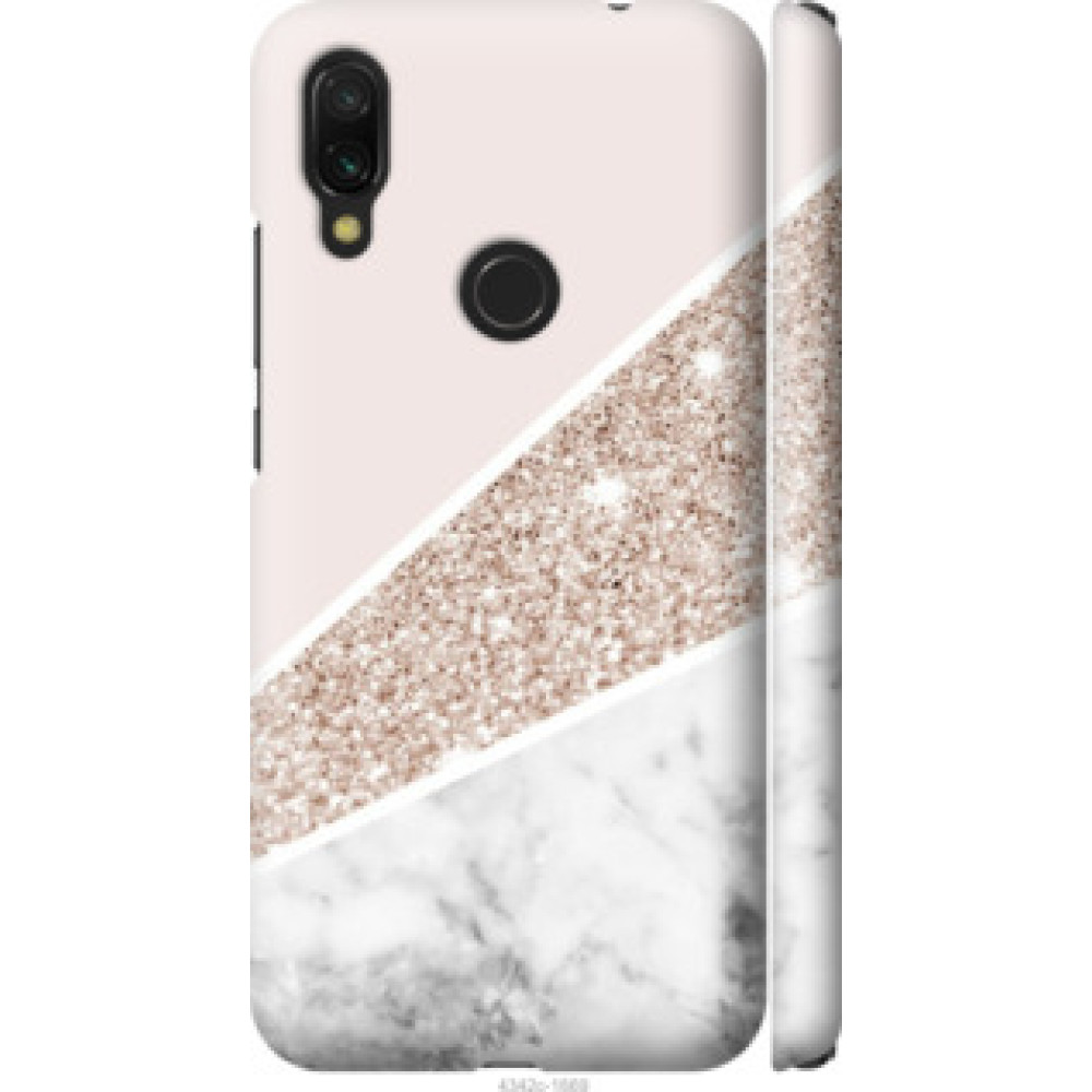 Чохол на Xiaomi Redmi 7 Пастельный мрамор (4342c-1669)