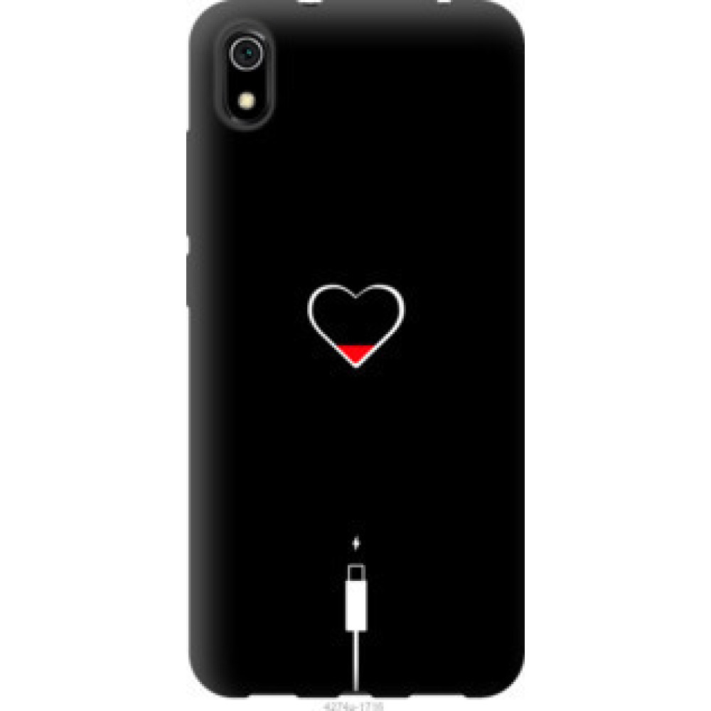 Чехол на Xiaomi Redmi 7A Подзарядка сердца (4274u-1716)