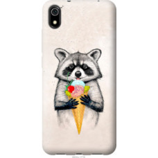 Чехол на Xiaomi Redmi 7A Енотик с мороженым (4602u-1716)