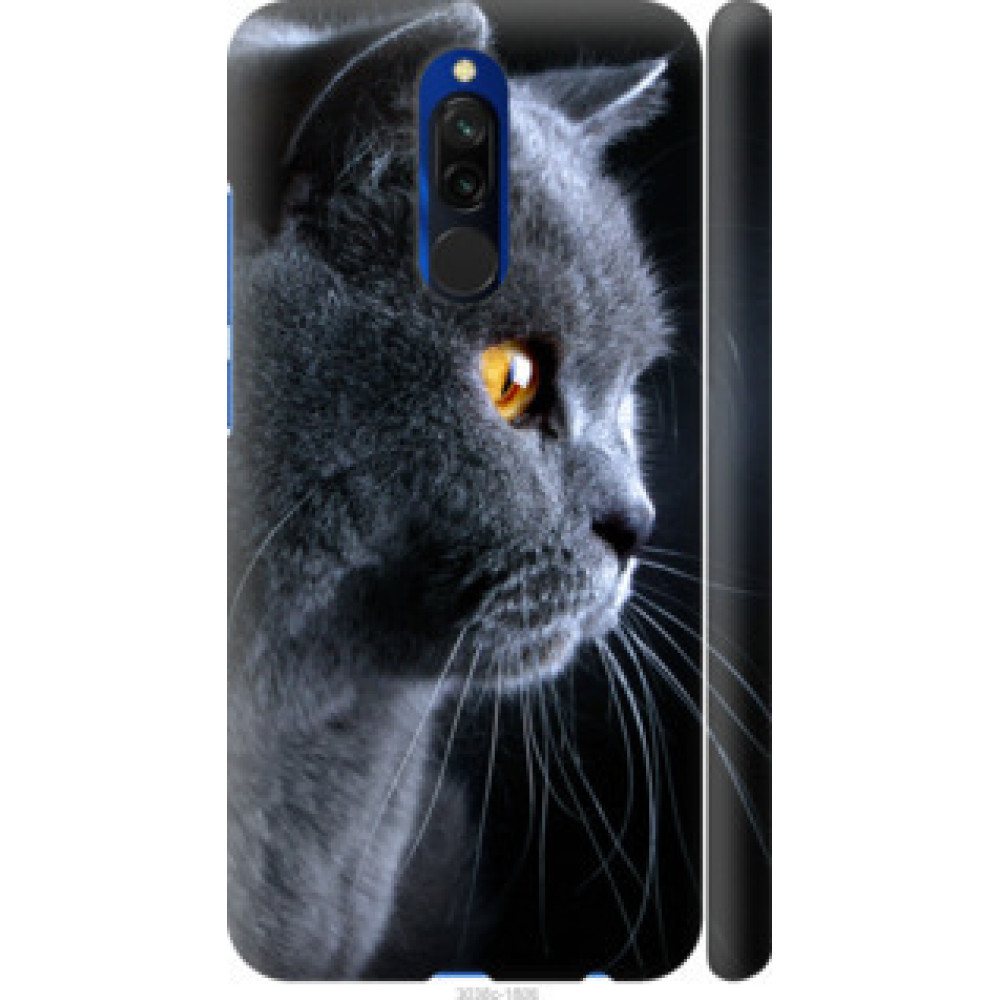 Чехол на Xiaomi Redmi 8 Красивый кот (3038c-1806)