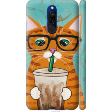Чехол на Xiaomi Redmi 8 Зеленоглазый кот в очках (4054c-1806)