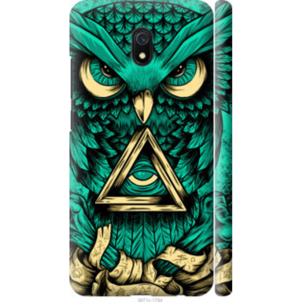 Чехол на Xiaomi Redmi 8A Сова Арт-тату (3971c-1794)