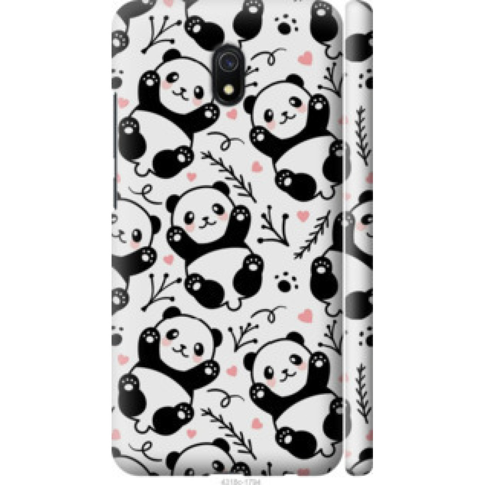 Чохол на Xiaomi Redmi 8A Панды (4318c-1794)