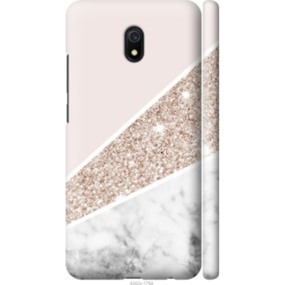Чехол на Xiaomi Redmi 8A Пастельный мрамор (4342c-1794)