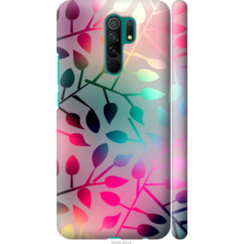 Чехол на Xiaomi Redmi 9 Листья (2235c-2019)