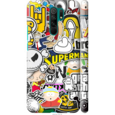 Чехол на Xiaomi Redmi 9 Popular logos (4023c-2019)