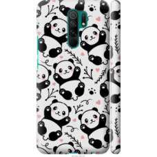 Чехол на Xiaomi Redmi 9 Панды (4318c-2019)