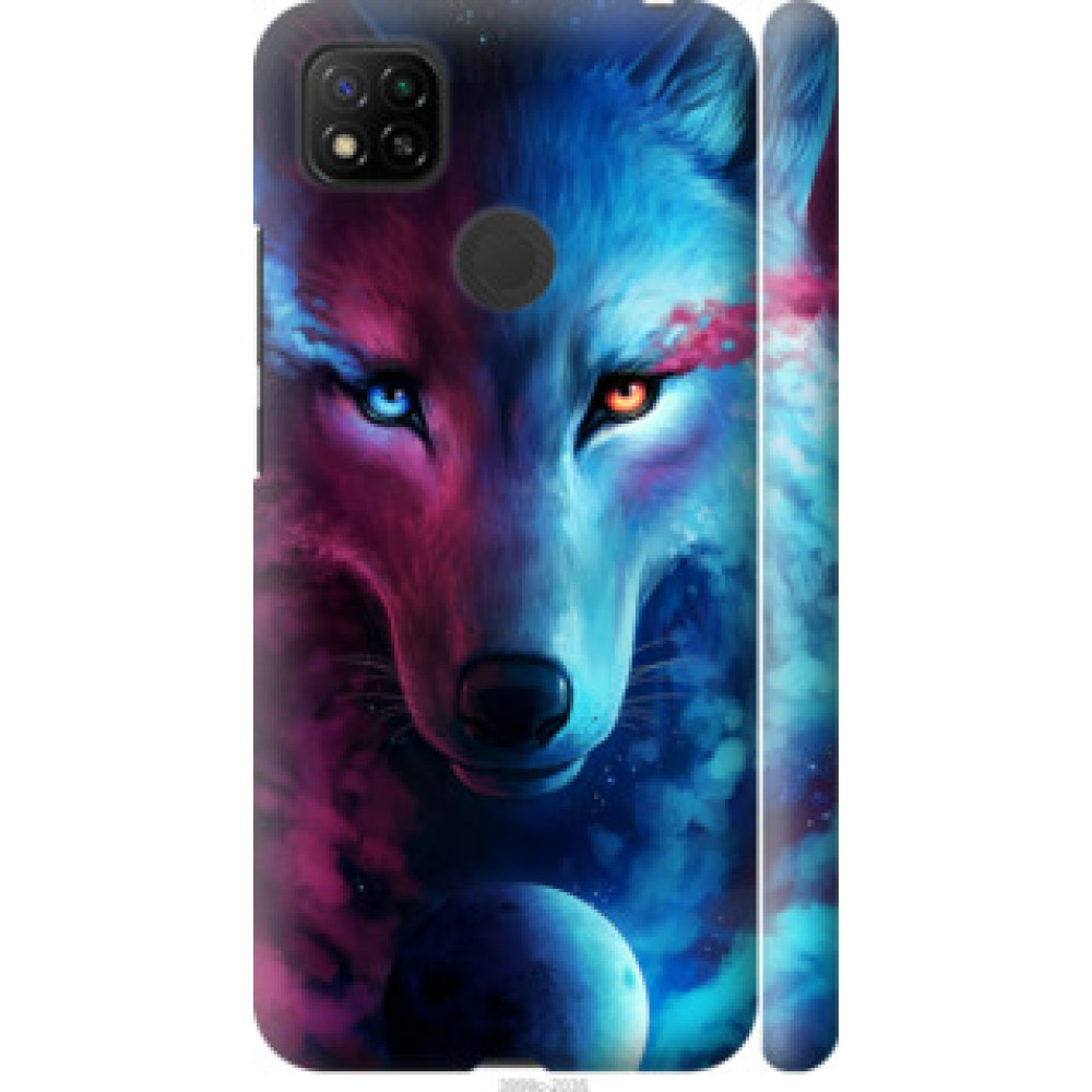 Чохол на Xiaomi Redmi 9C Арт-волк (3999c-2035)