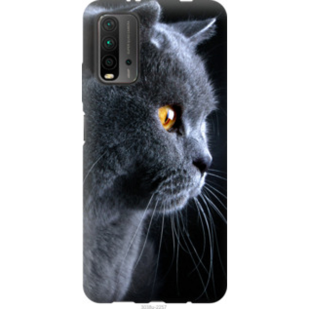 Чехол на Xiaomi Redmi 9T Красивый кот (3038u-2257)