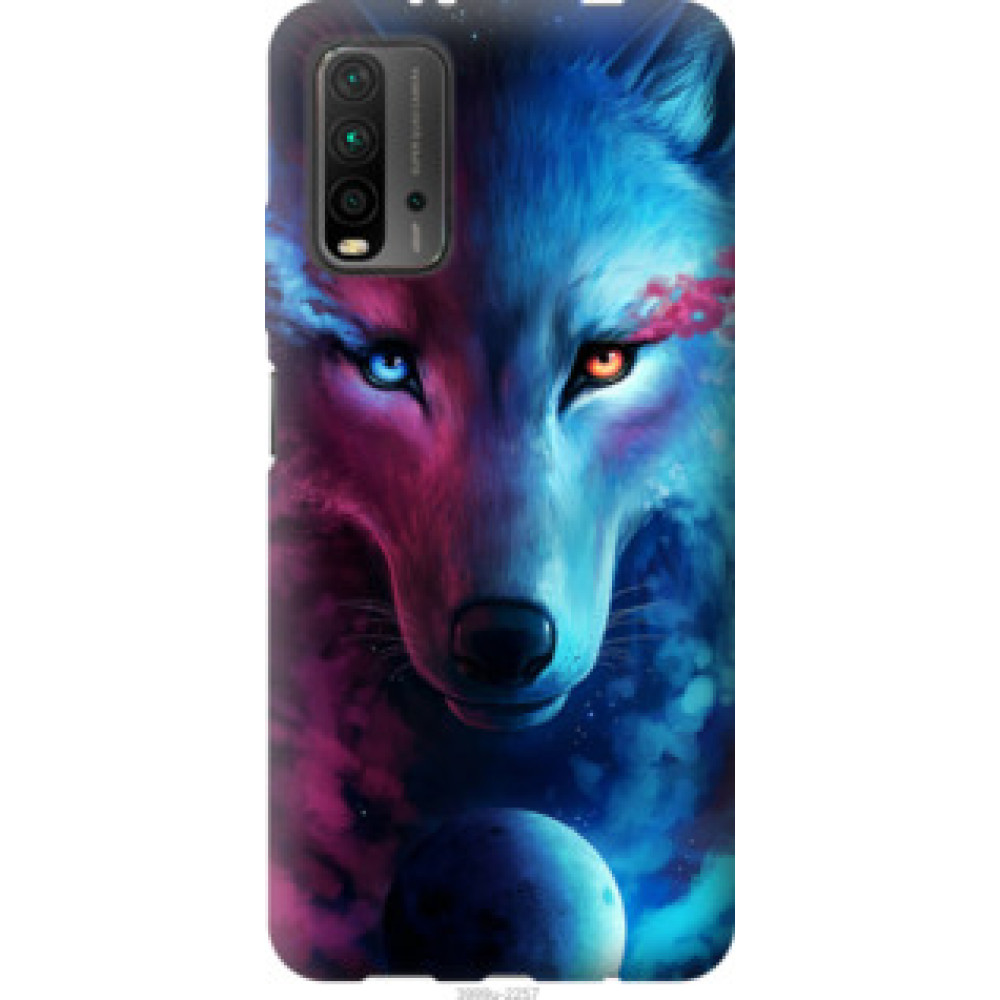 Чехол на Xiaomi Redmi 9T Арт-волк (3999u-2257)