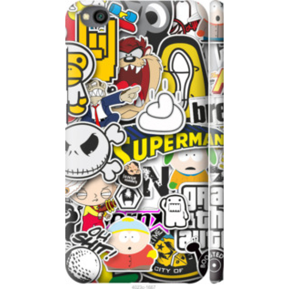 Чохол на Xiaomi Redmi Go Popular logos (4023c-1667)