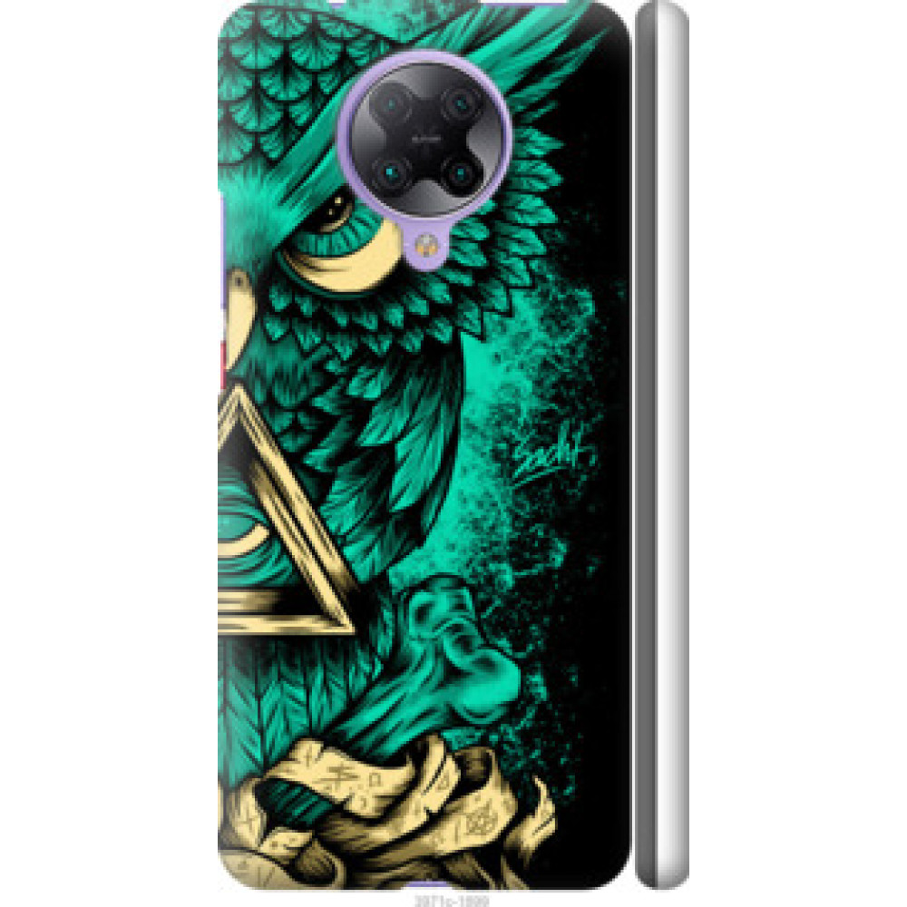 Чехол на Xiaomi Redmi K30 Pro Сова Арт-тату (3971c-1899)