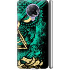 Чехол на Xiaomi Redmi K30 Pro Сова Арт-тату (3971c-1899)