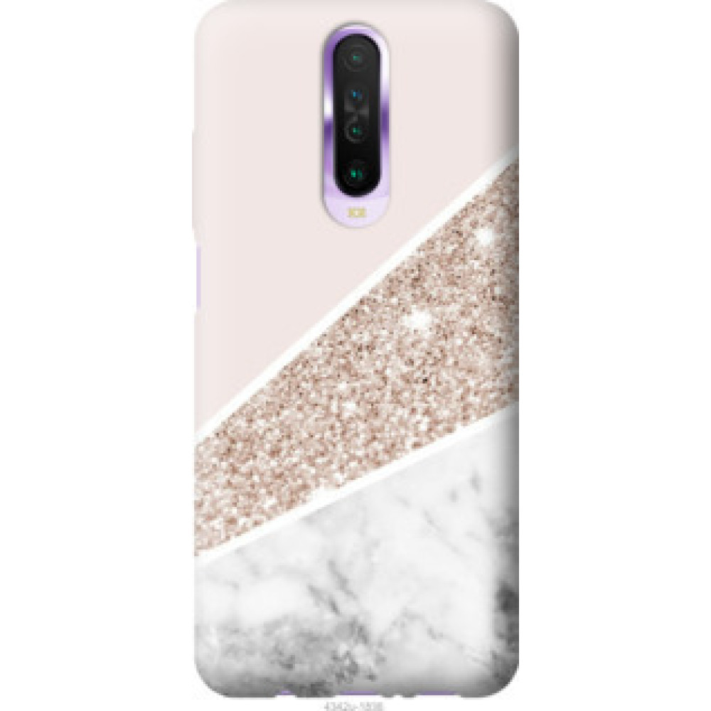 Чехол на Xiaomi Redmi K30 Пастельный мрамор (4342u-1836)