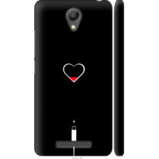 Чехол на Xiaomi Redmi Note 2 Подзарядка сердца (4274c-96)