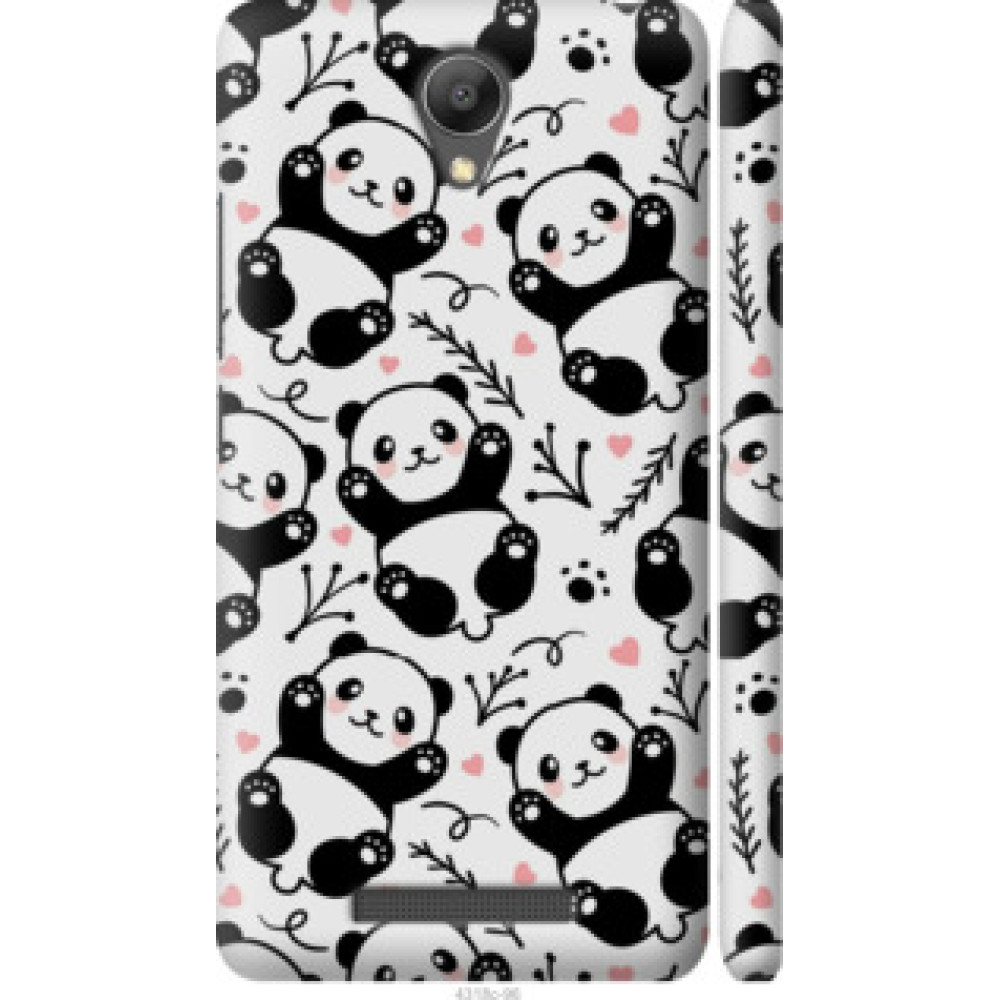 Чохол на Xiaomi Redmi Note 2 Панды (4318c-96)