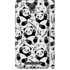 Чехол на Xiaomi Redmi Note 2 Панды (4318c-96)