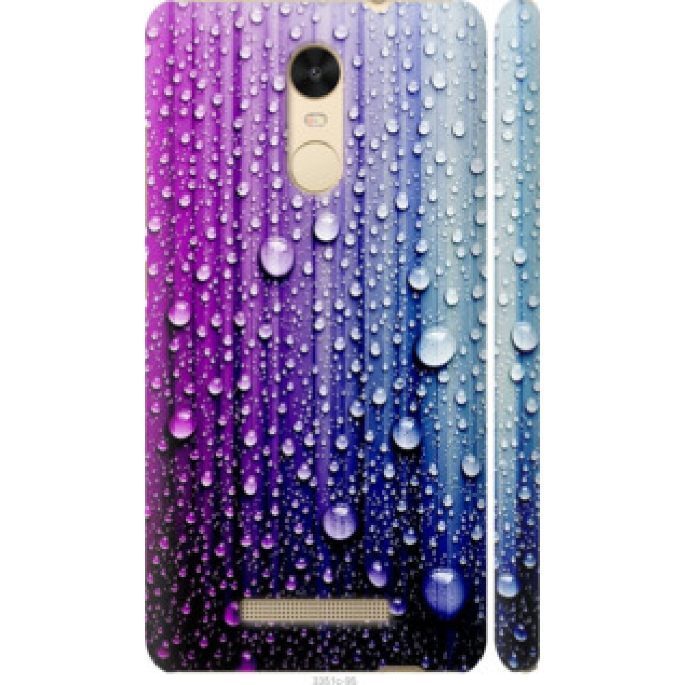 Чехол на Xiaomi Redmi Note 3 pro Капли воды (3351c-335)