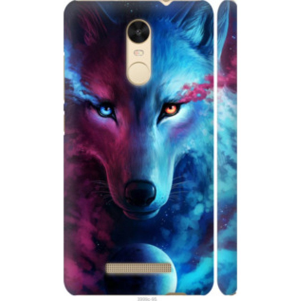 Чехол на Xiaomi Redmi Note 3 pro Арт-волк (3999c-335)