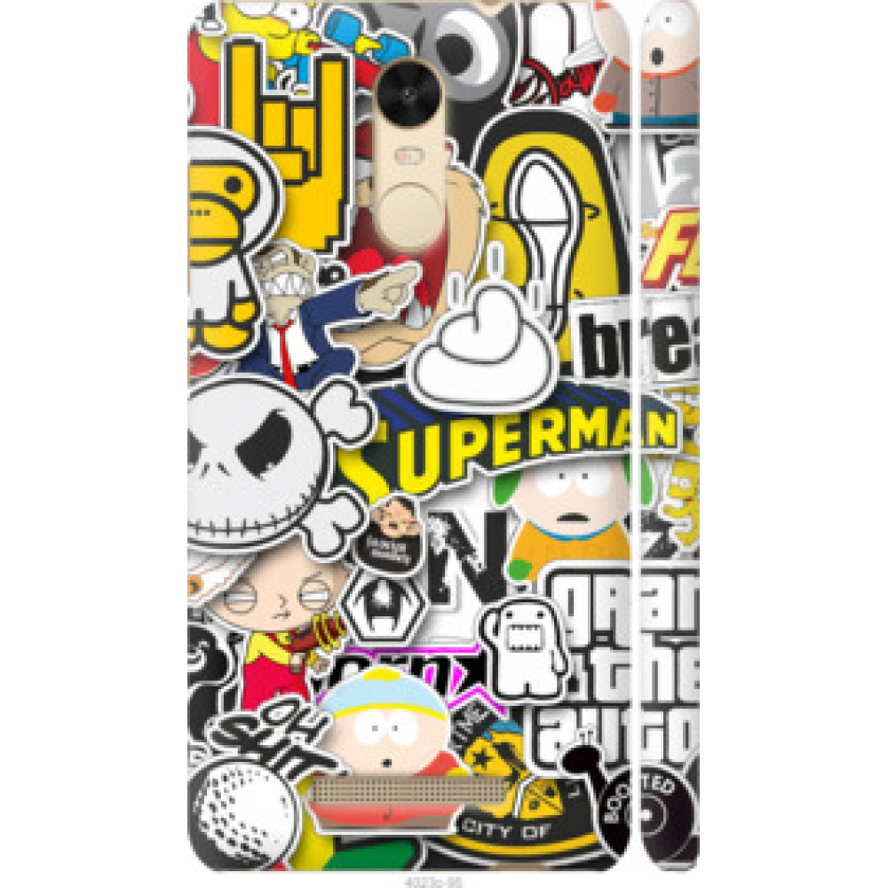 Чехол на Xiaomi Redmi Note 3 pro Popular logos (4023c-335)