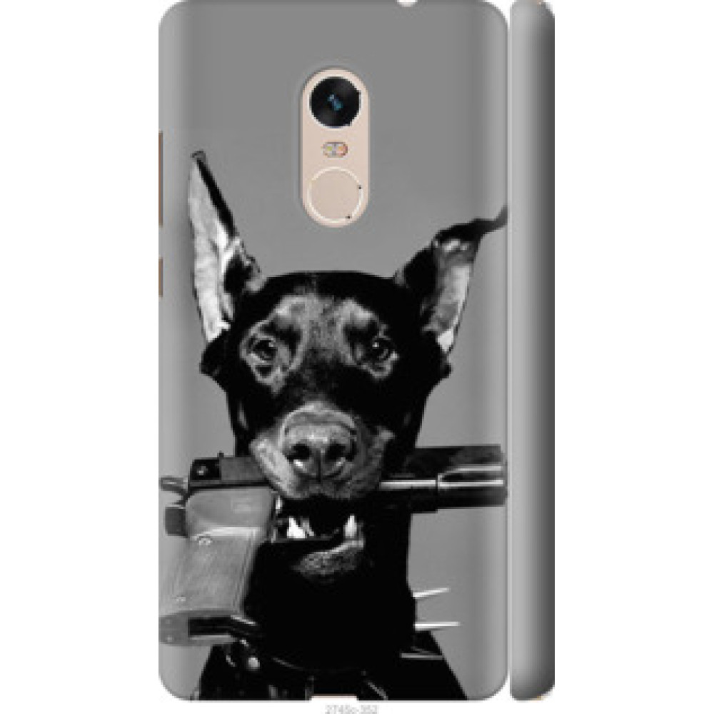 Чохол на Xiaomi Redmi Note 4 Доберман (2745c-352)