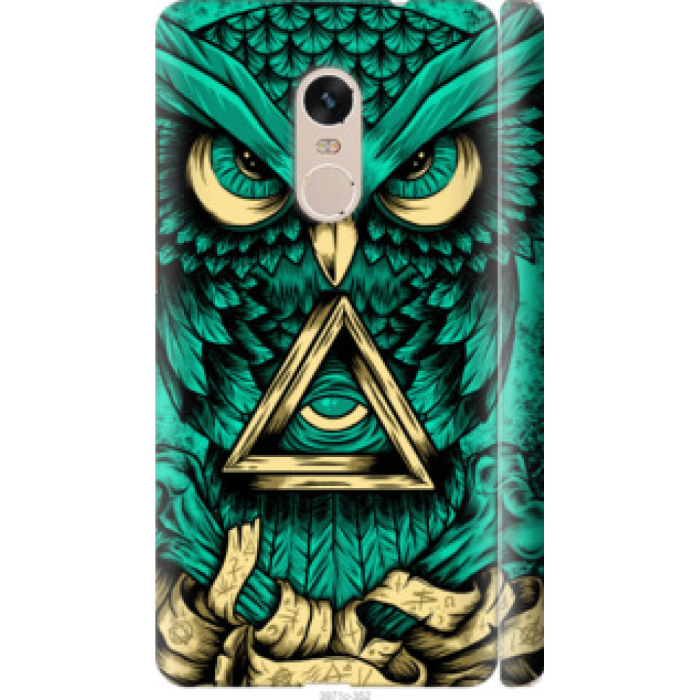 Чохол на Xiaomi Redmi Note 4 Сова Арт-тату (3971c-352)